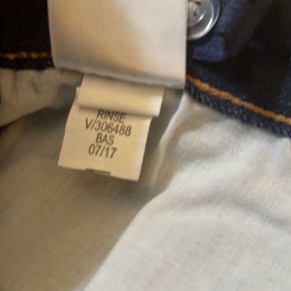 Old Navy dark straight leg high waist jeans 14 - Picture 10 of 13